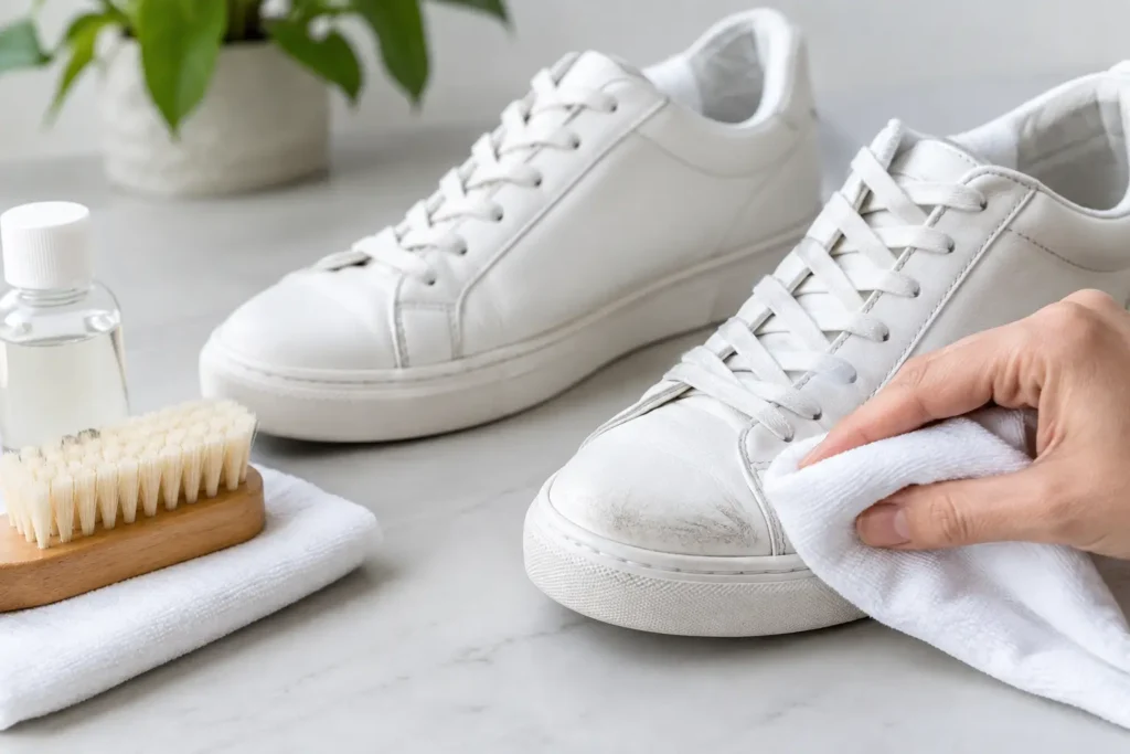 How to Remove Scuffs From Leather Sneakers Safely