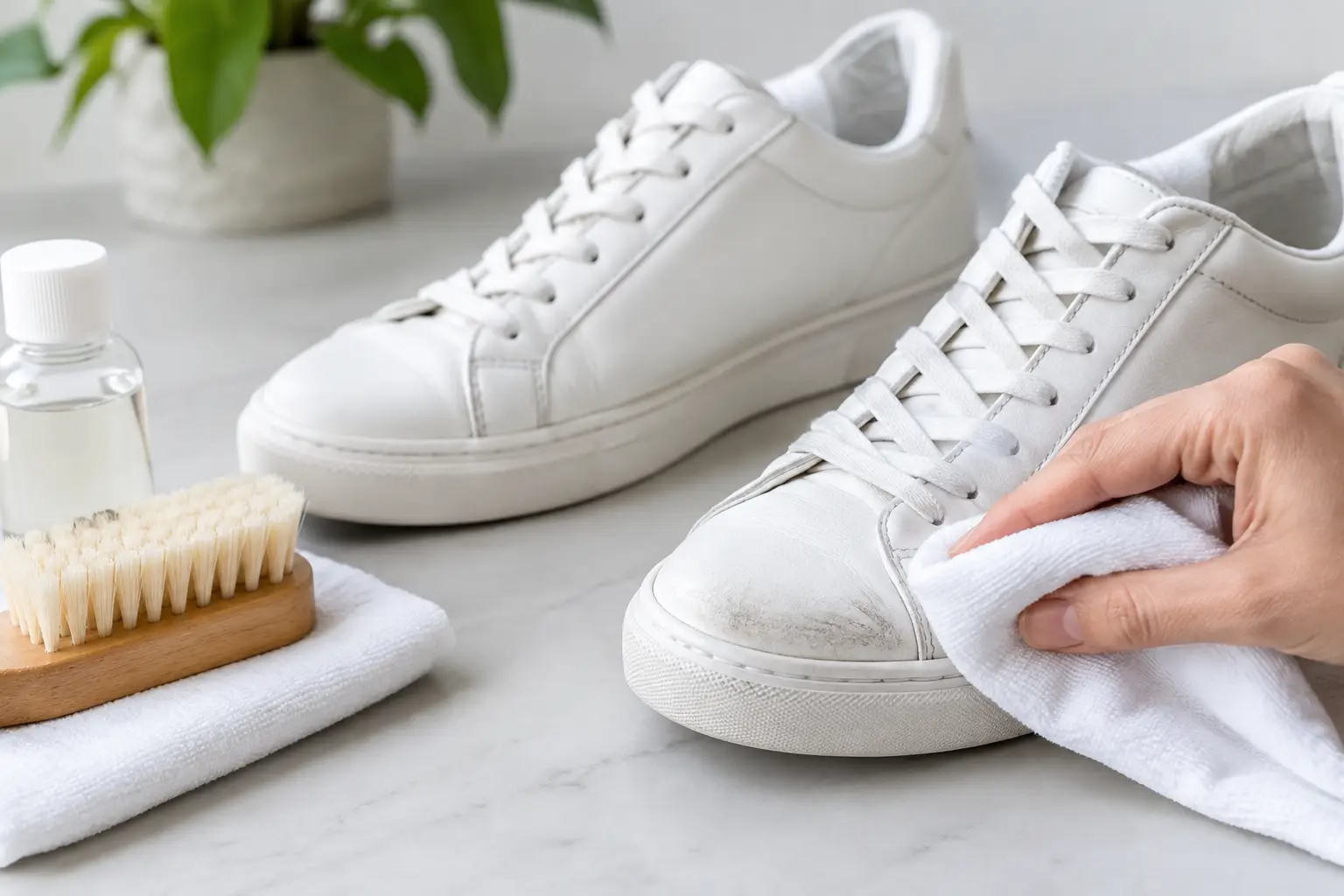 How to Remove Scuffs From Leather Sneakers Safely